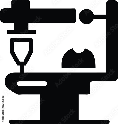 anesthetic machine silhouette