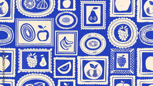 Wallpaper Mural set of seamless patterns with birds Torontodigital.ca