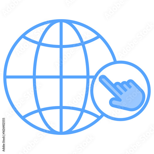 Caching Blue Icon