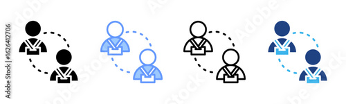 Networking Event icon sheet multiple style collection