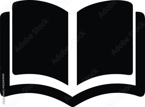 open book silhouette