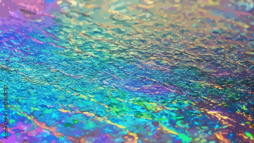 Irridescent surface texture