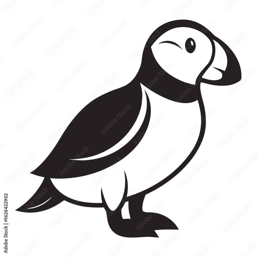 Obraz premium penguin vector illustration