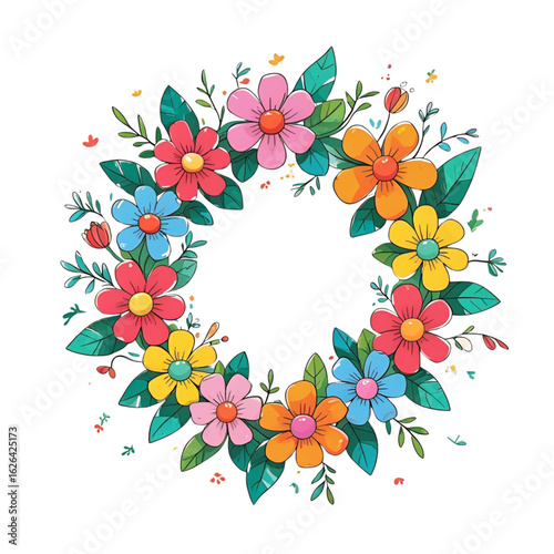 wreath of flowers