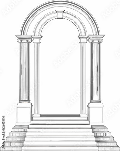 arch with columns