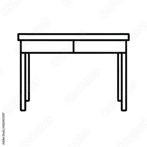 office desk vector