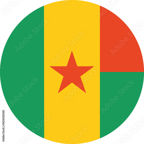 french guiana circular flag icon isolated on white background Free Download french guiana circular flag icon isolated on white background - GFXLoad