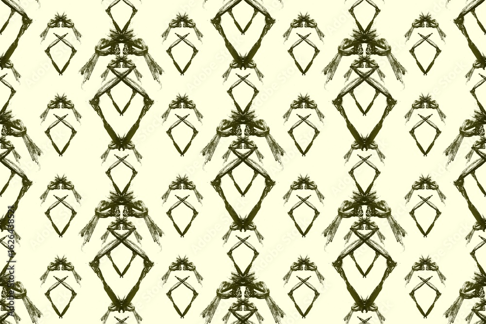 Fototapeta premium Abstract decorative texture pattern. Seamless abstract texture of hand-drawn elements of arbitrary shape for fabric and paper and wallpaper design