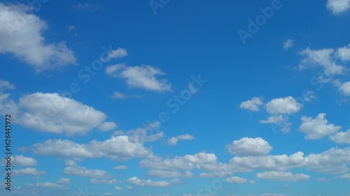 Beautiful blue sky and clouds 4K timelapse #04