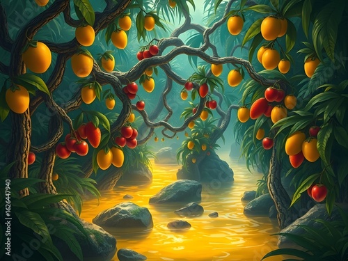 orange tree with fruits