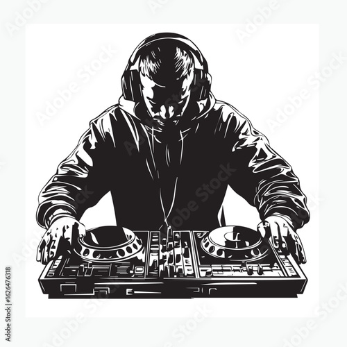dj mixing music