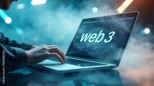 technology web3 concept background