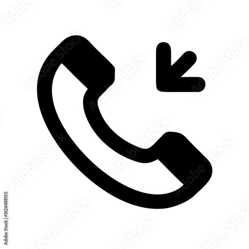 Call Phone and Communication Line Icons Set