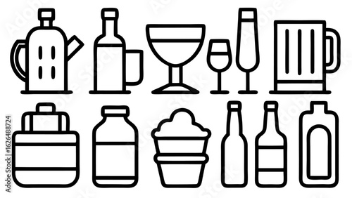 bottle and glass