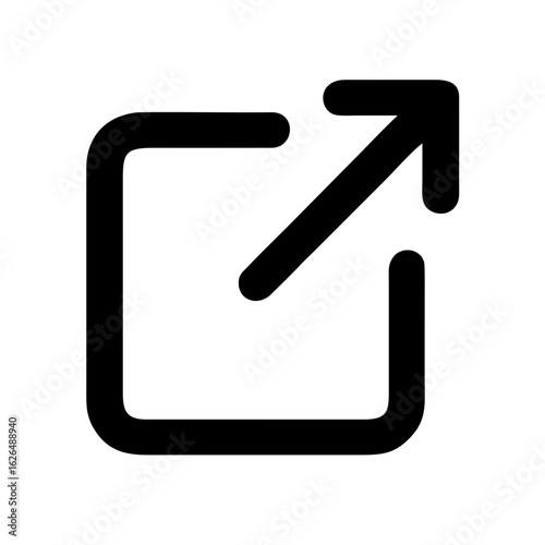 External Link Navigation and Web Access Line Icons Set 2