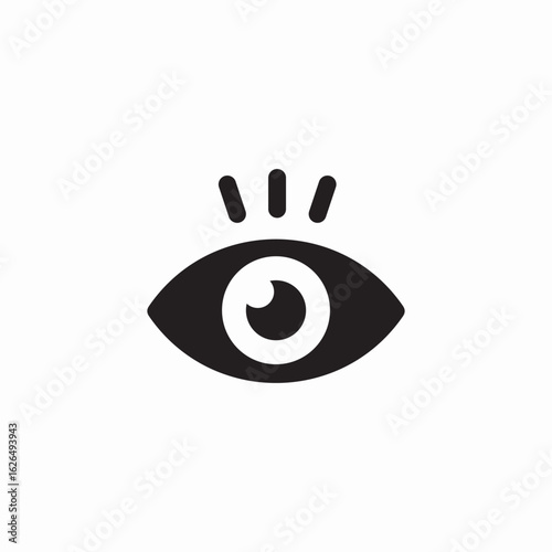 visible content icon sign vector