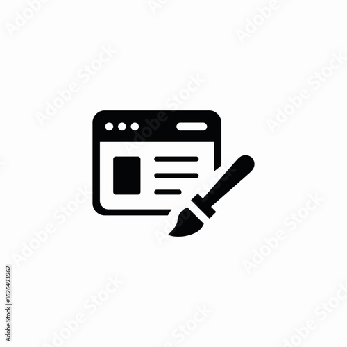 web design icon sign vector