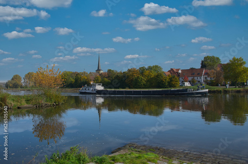Blick auf den Fluss Main in Oberfranken
