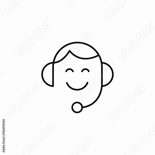 customer advocate icon sign vector