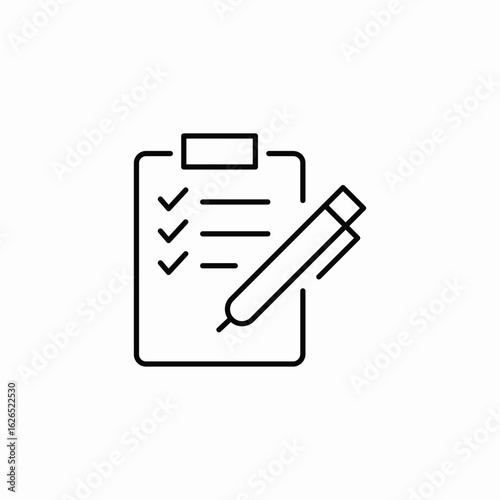 list fill icon sign vector