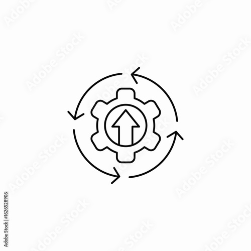 system upload icon sign vector