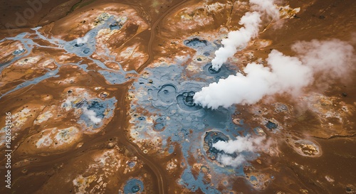 water drops on the surface