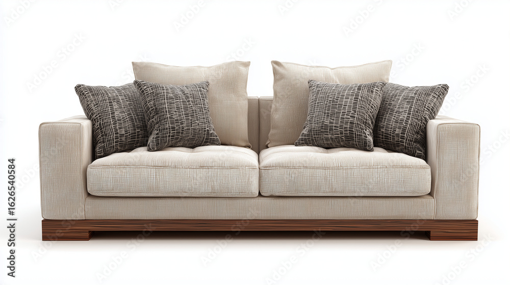 Fototapeta premium sofa isolated on white
