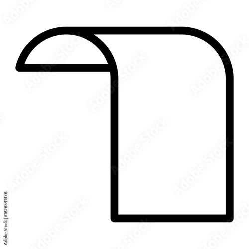 Ribbon line icon