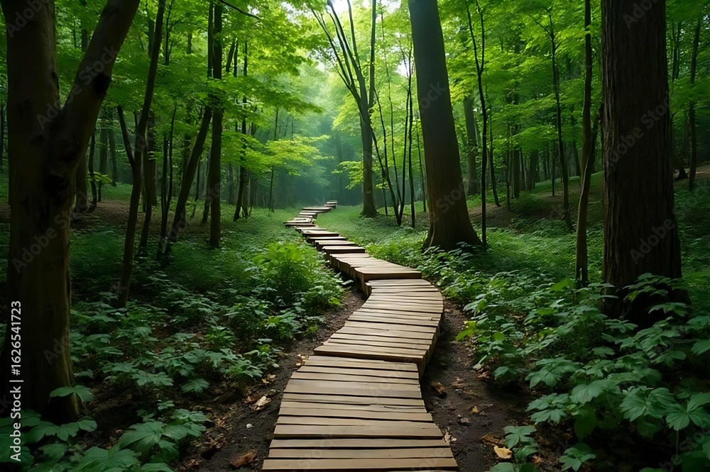 Obraz premium path in the forest