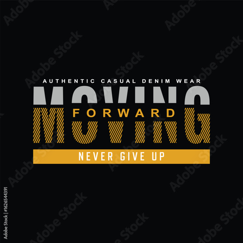 moving forward denim streetwear t-shirt and apparel
