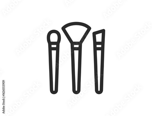 Beauty woman line art luxury creative flower and web icons. Cosmetics services & Spa icons for mobile app. Spa treatments, skin care, massage, serum, anti ageing, cosmetology minimalist logo design