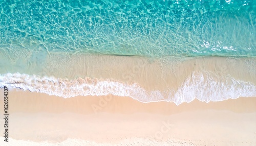 Aerial view of a pristine beach (1)