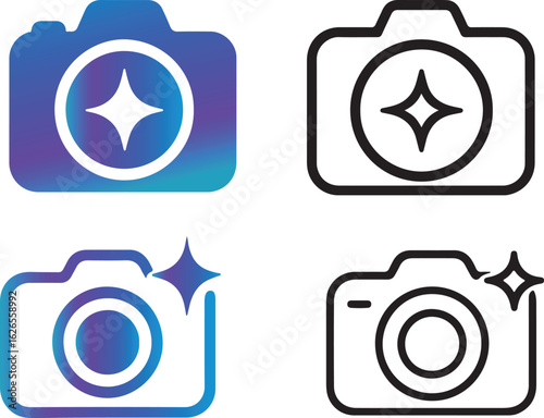Camera Icons Photography and Image Capture Symbols