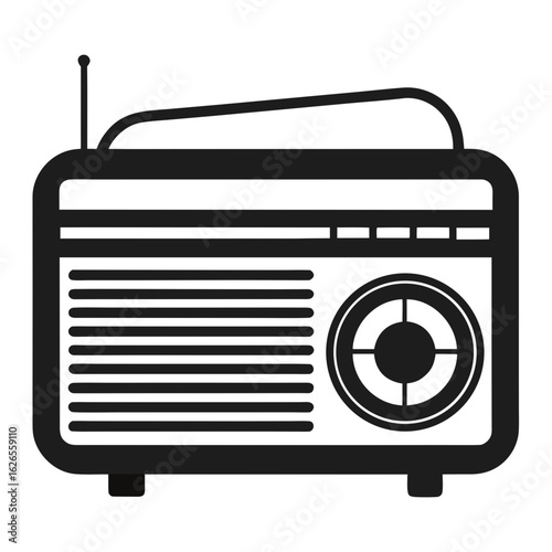 retro radio icon