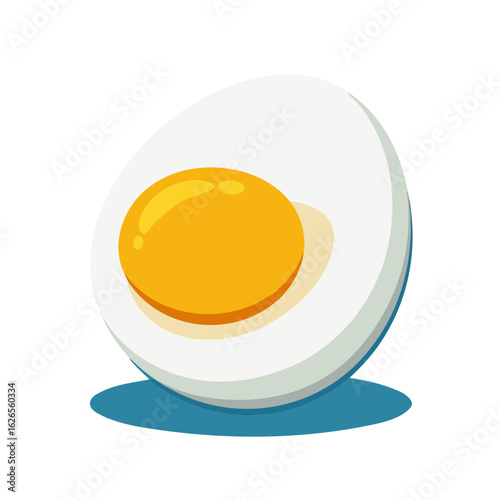 fried egg vector illustration