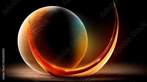 Exploring an alien planet with shimmering sand surfaces otherworldly landscape digital art futuristic environment cosmic perspective