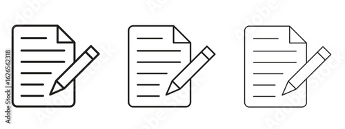 Wills and trusts icon linear style sign for mobile concept and web design.