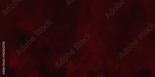 Red color powder explosion isolated on black background. Colorful dust explode. Paint Holi, dust particles splash. Network concept with spray. Futuristic technology element. 3D rendering.	