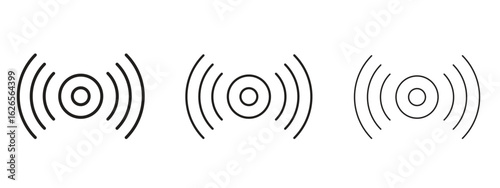 Sensor icon linear style sign for mobile concept and web design.