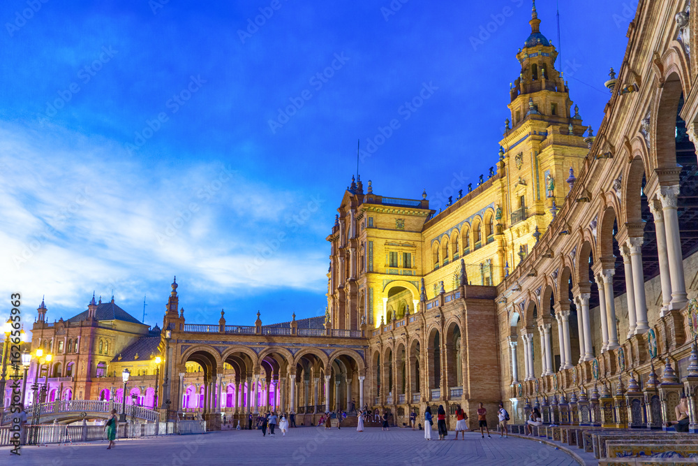 Obraz premium Seville at sunset, Spain