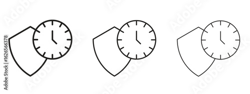 Long term icon linear style sign for mobile concept and web design.