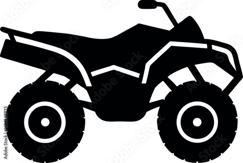  ATV Quad Bike Side View Icon