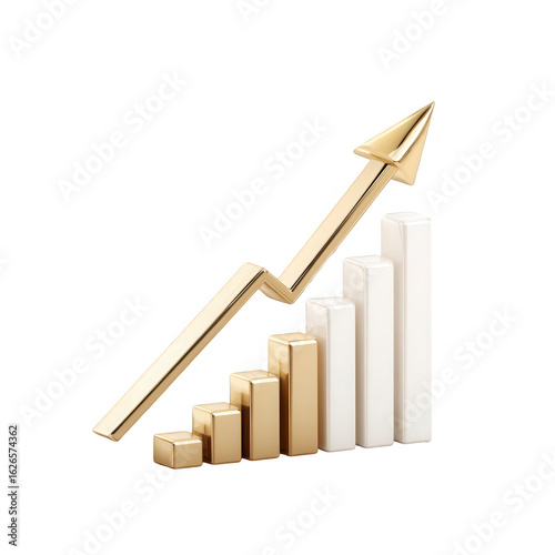 Gold upward trend graph (1)