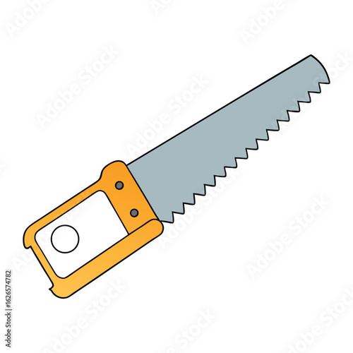A handsaw is a manual cutting tool with a sharp, toothed blade, ideal for slicing through wood or plastic with precision. Perfect for DIY, carpentry, and home repairs.
