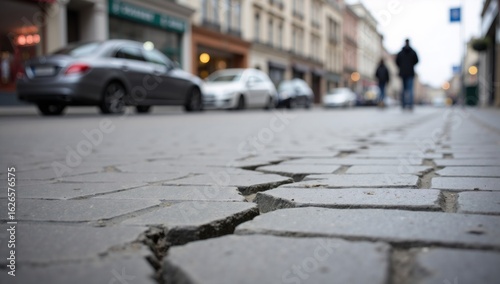 Wallpaper Mural Cracked urban street pavement showing infrastructure deterioration and neglect Torontodigital.ca