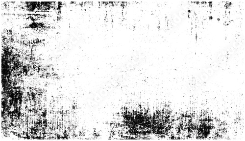 Wallpaper Mural Black and white grunge distressed texture background with vintage overlay, cracked concrete, scratched stone, dust, chalk, ink, and fractured paint. Urban rough design, splattered stains Torontodigital.ca
