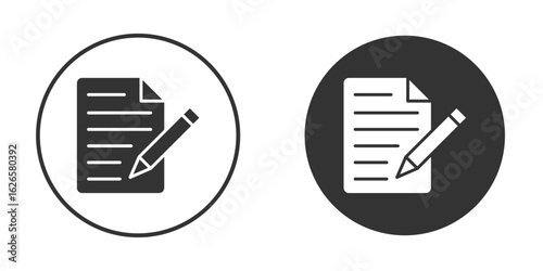 Wills and trusts icon logo design illustration template. Solid Style