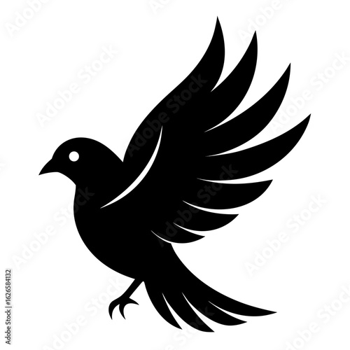 Wallpaper Mural side wing bird  icon line airt vactor outline Illustrations on white background icon line airt vactor outline Illustrations on white background Torontodigital.ca