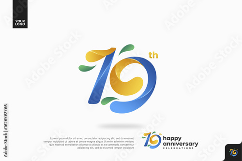 Number 19 logo icon design, 19th birthday logo number, anniversary 19