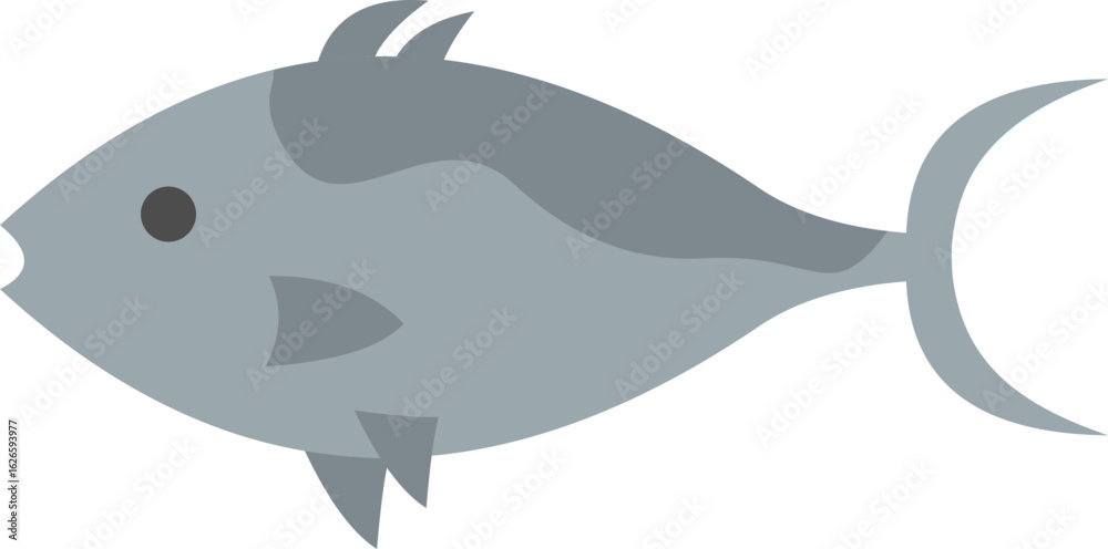 Fototapeta premium Fish Flat Illustration